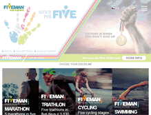 Tablet Screenshot of fiveman.com